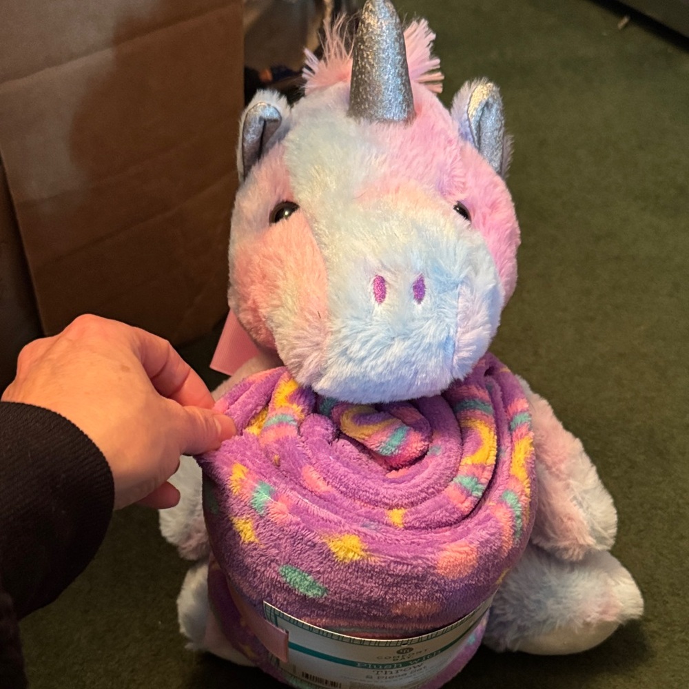 Comfort Bay Multicolor Unicorn Plush Toy